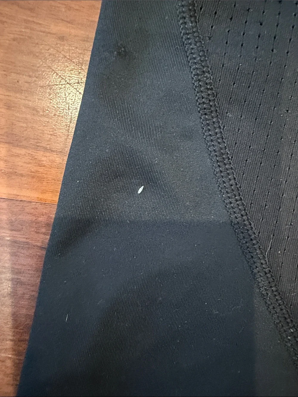 Women’s Nike Black Capri Leggings with Logo- Imperfections listed in photos! SM